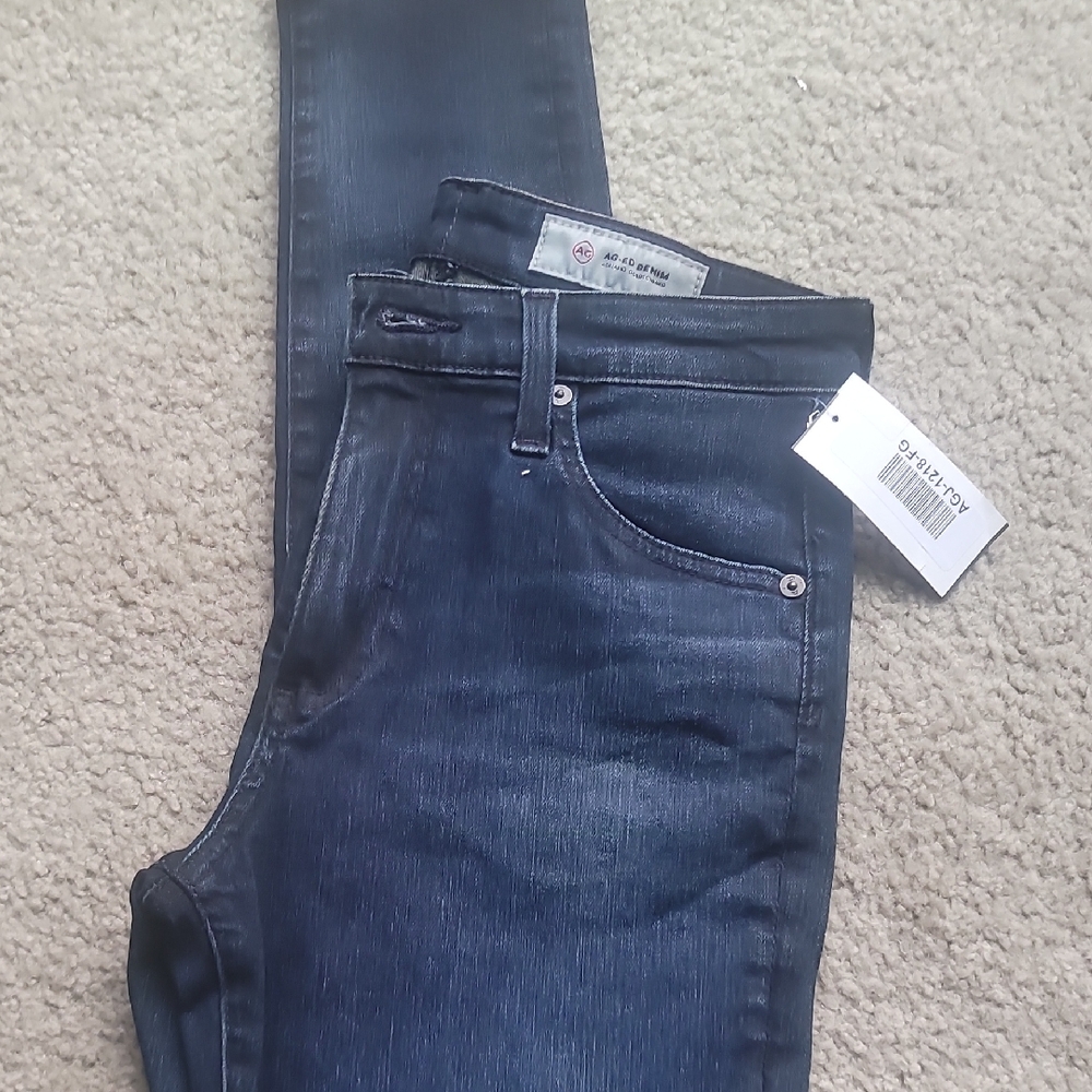 NWT AG Adriano Goldschmied Dark Indigo Skinny Jeans